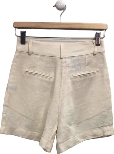 Labeca Beige Linen Shorts S