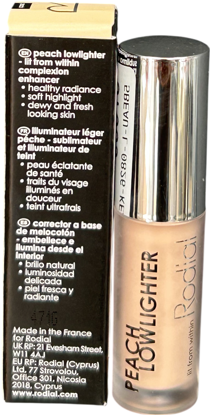 Rodial Lowlighter Concealer Peach 1.6ml