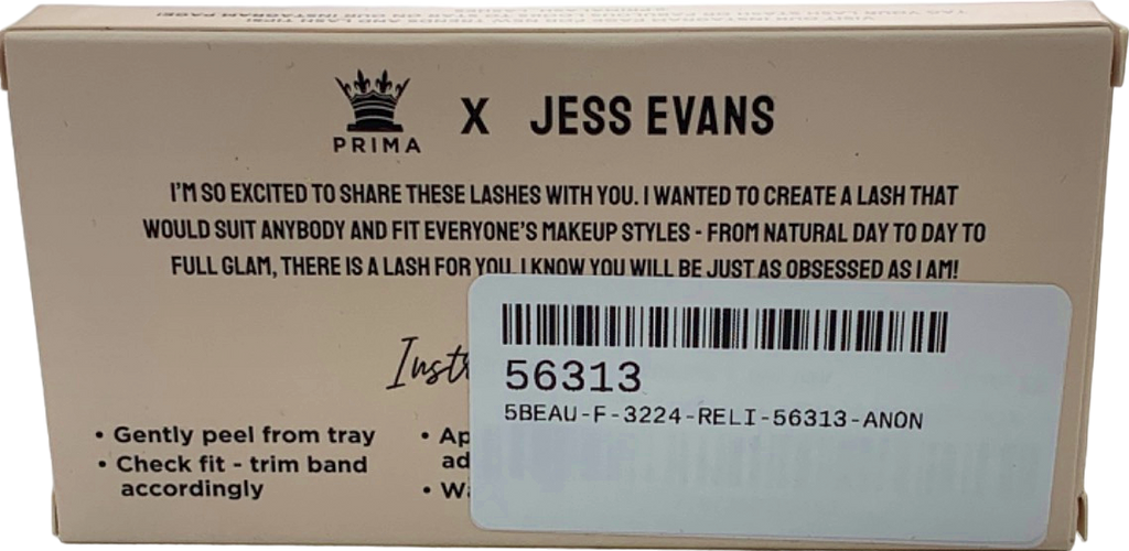 Prima x Jess Evans False Eyelashes Gratitude
