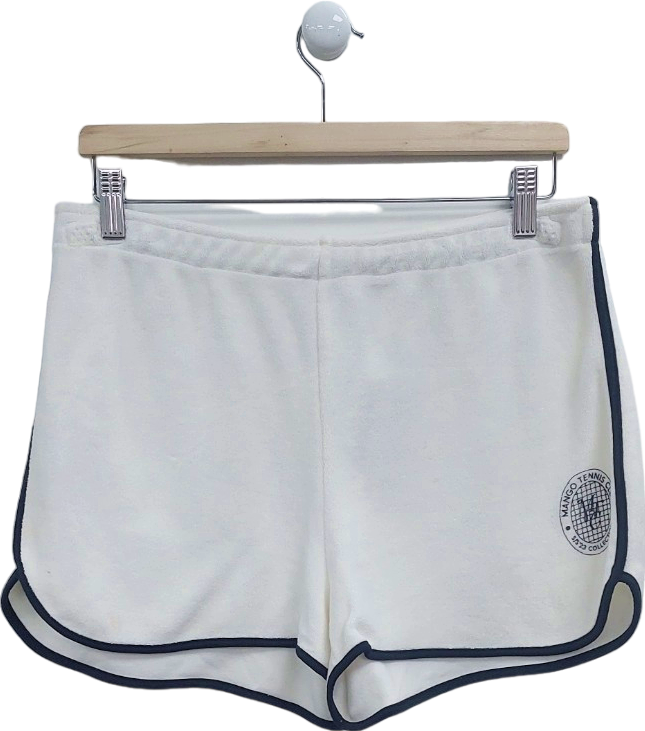 Mango Cream Tennis Club Shorts UK L