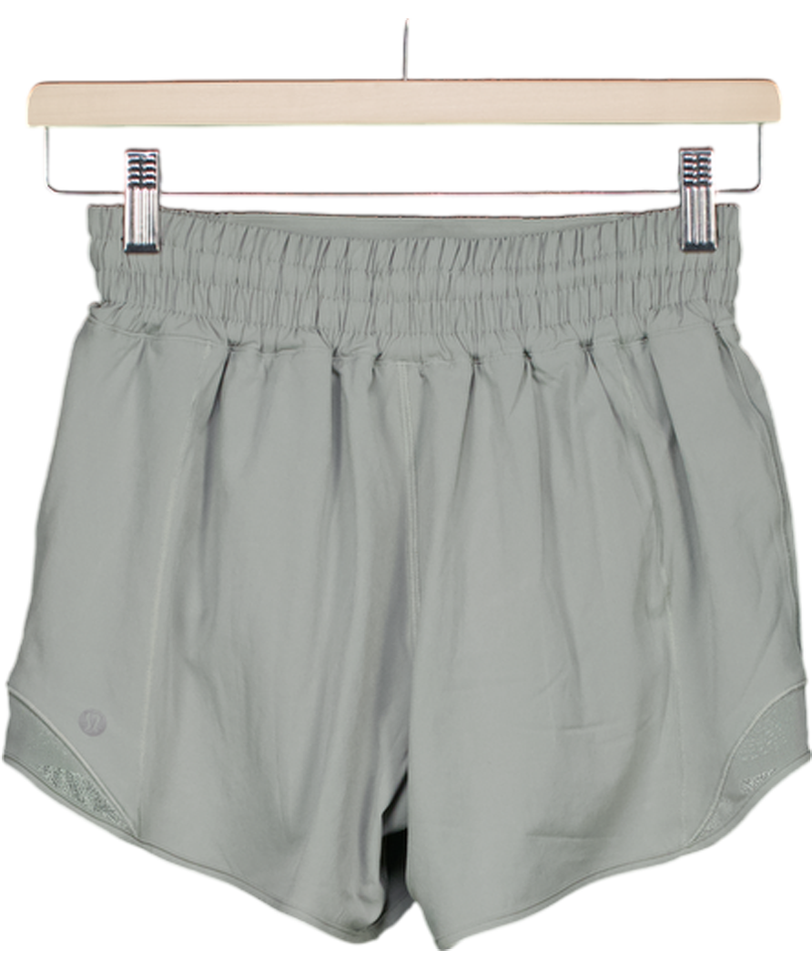 Lululemon Sage Green Runner Shorts UK 8