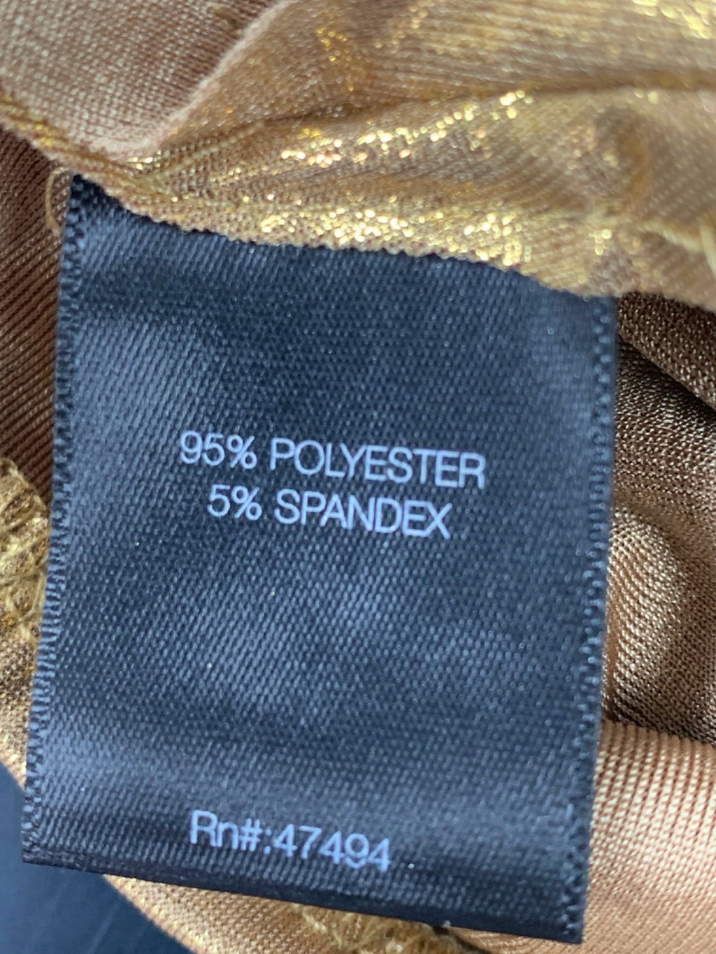 Norma Kamali Gold Metallic Drape Skirt UK M