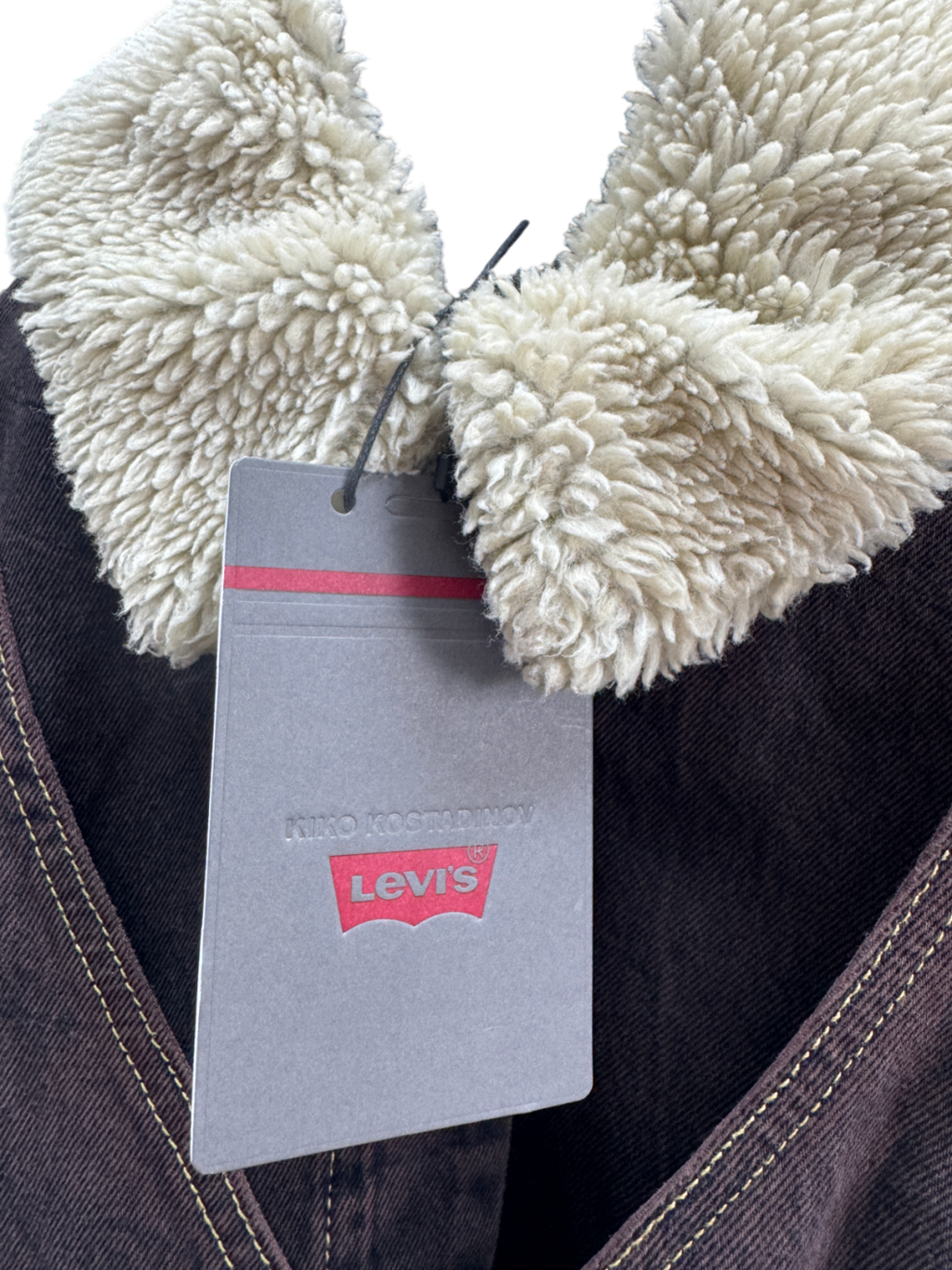 LEVI'S Brown X Kiko Kostadinov Paneled Jacket UK M