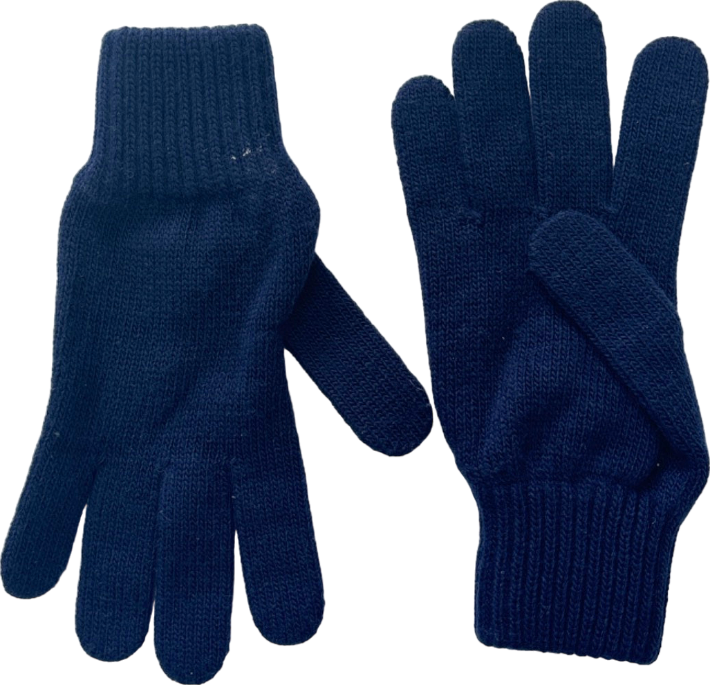 AS Monaco FC Navy Blue Knitted Gloves One Size