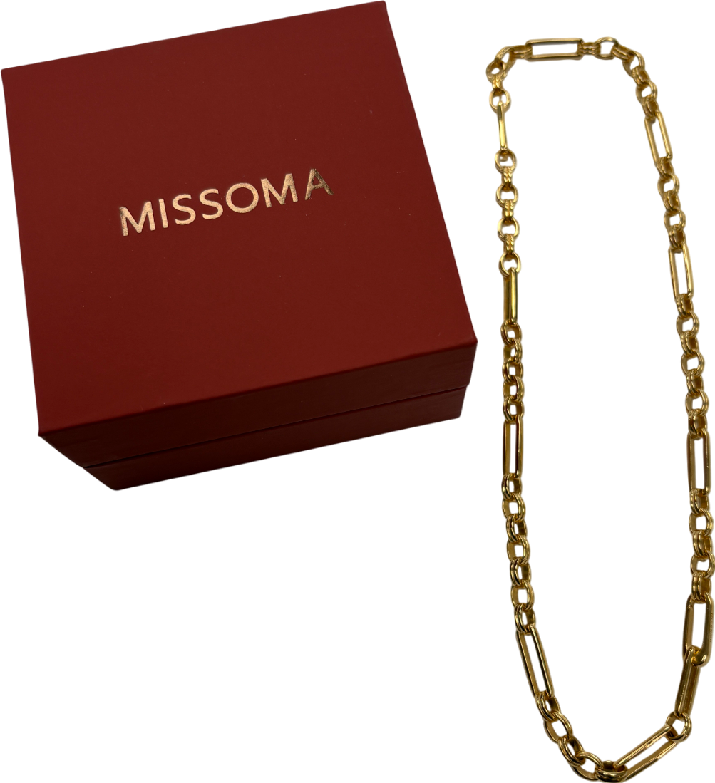 Missoma 18ct Gold Axiom Chain Necklace