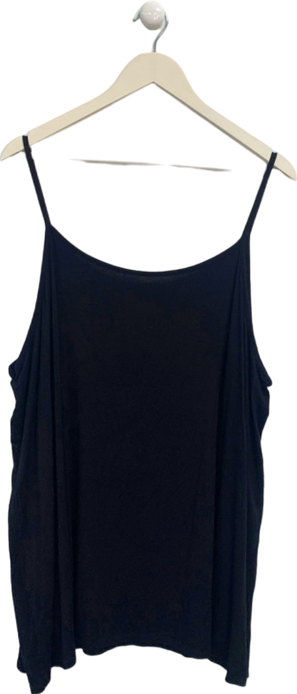 Black Camisole Top UK XXL