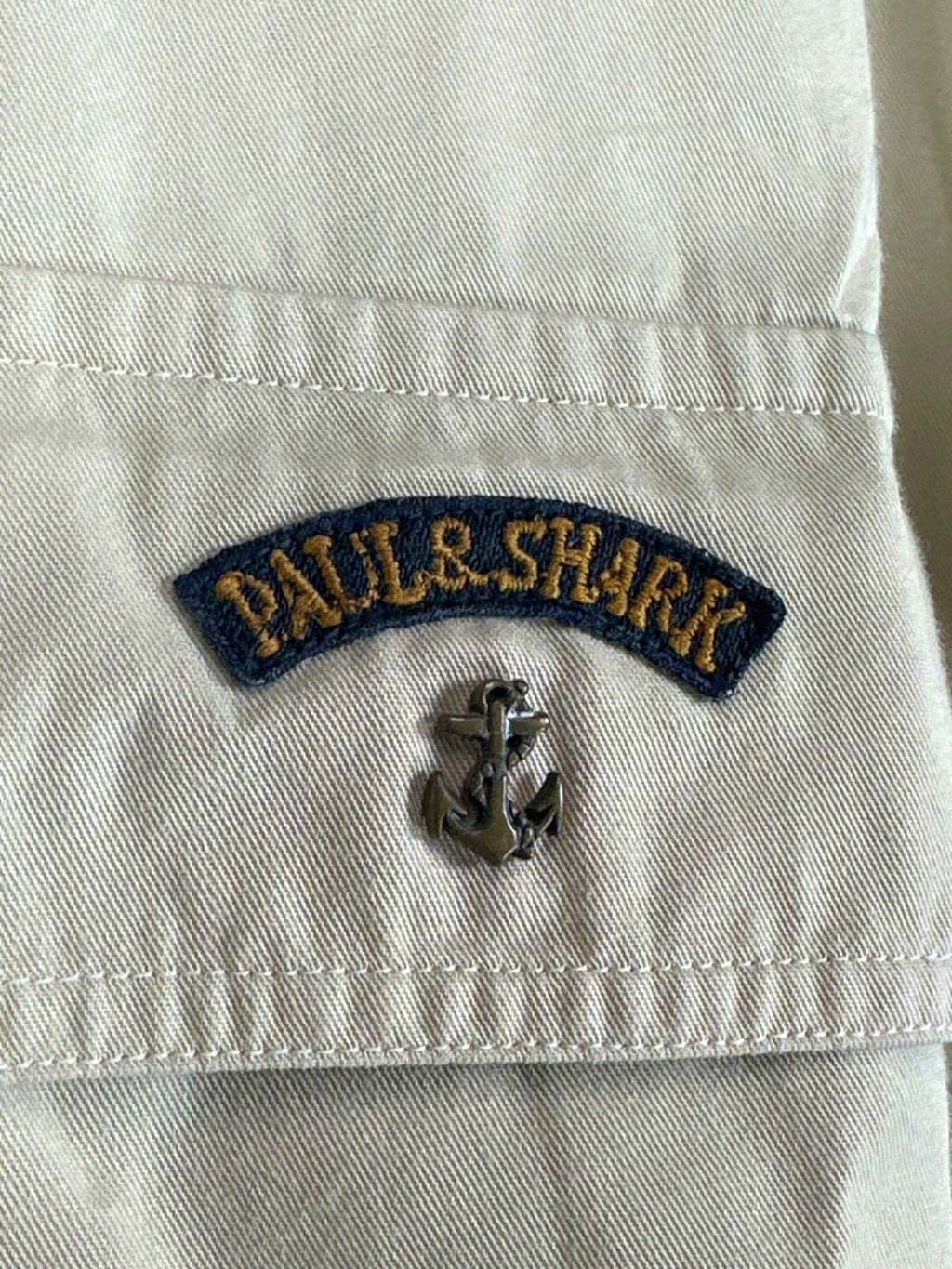 Paul & Shark Beige Yachting Shirt UK XXL