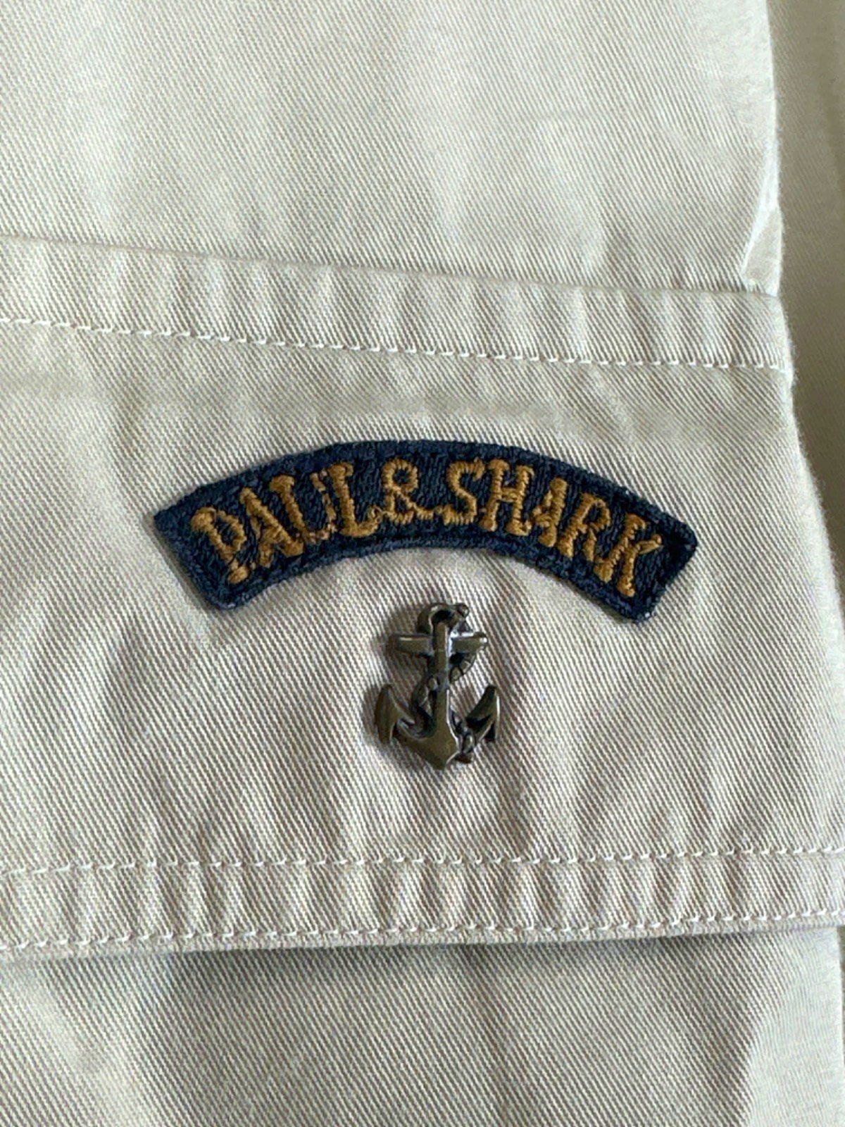 Paul & Shark Beige Yachting Shirt UK XXL