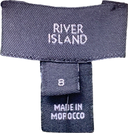 River Island Khaki Shirt UK 8