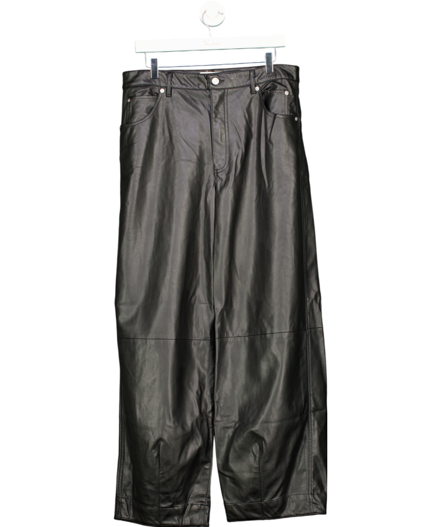 We The Free Black Good Luck Vegan Barrel Trousers UK 20