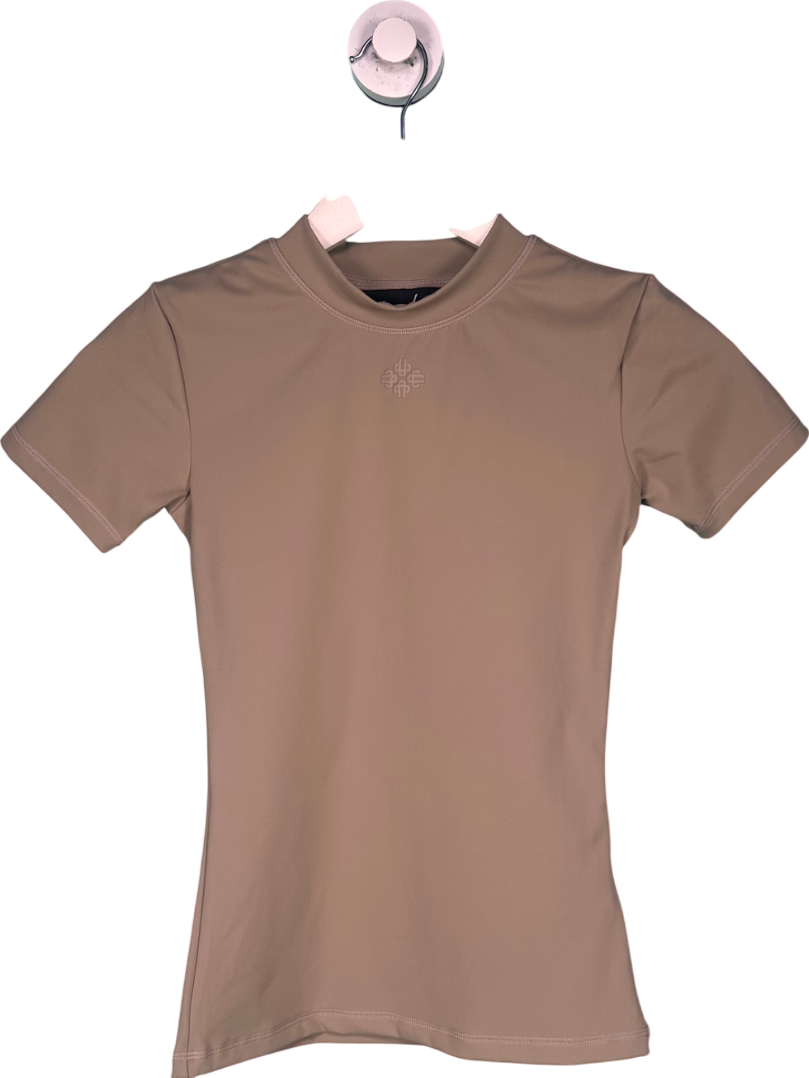 The Couture Club Green Sculpting Stretch Emblem Baby Tee UK 6