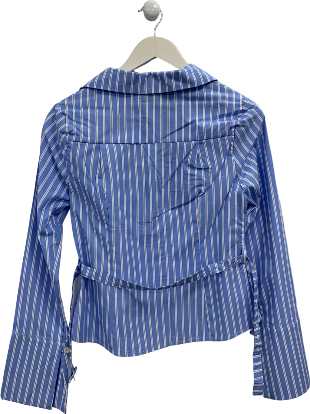 HOUSE OF SUNNY Blue Belted Shirt UK 6