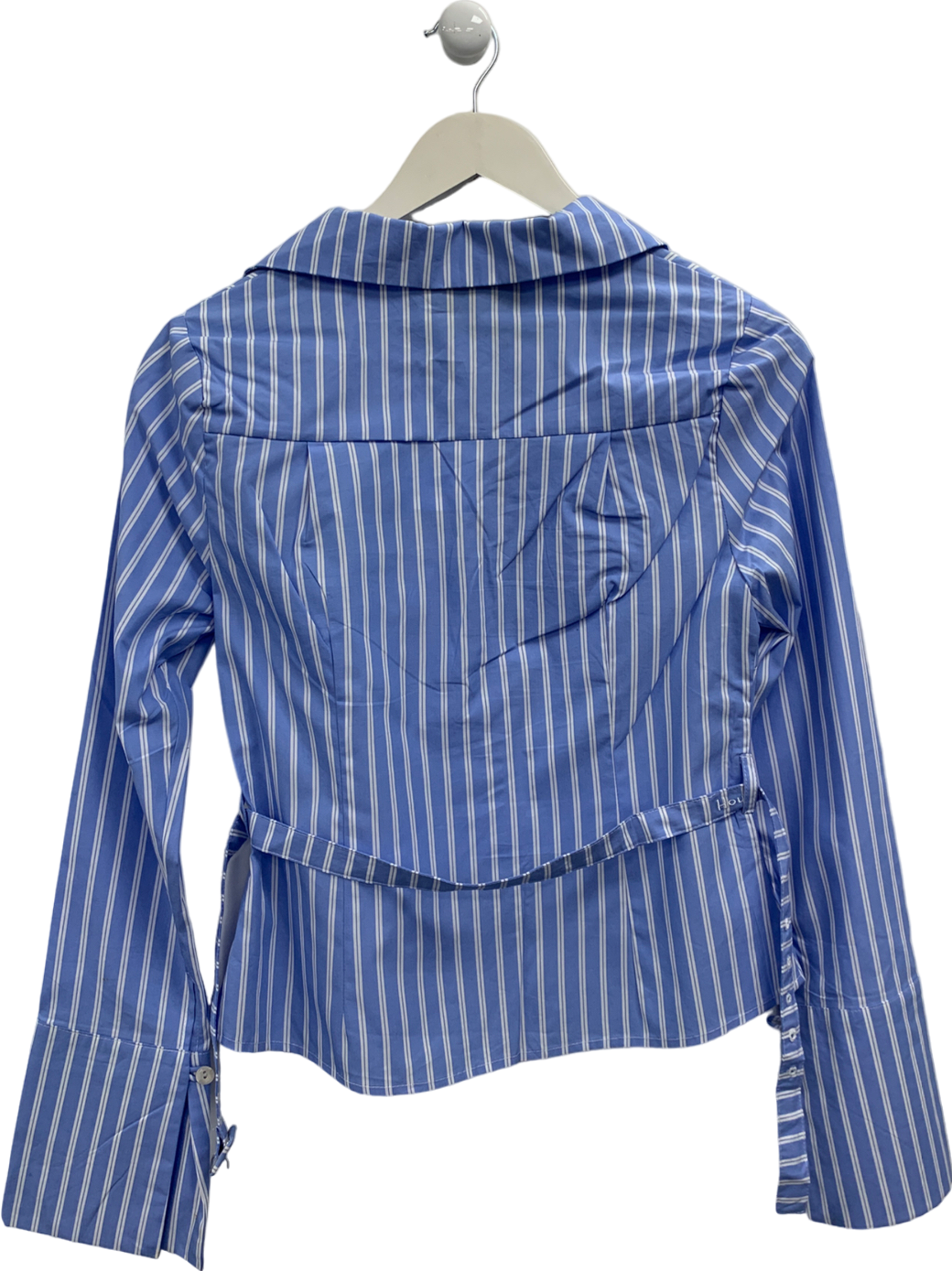 HOUSE OF SUNNY Blue Belted Shirt UK 6