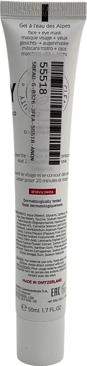 DR. LEVY Switzerland Freezing Anti-fatigue Mask 50ml