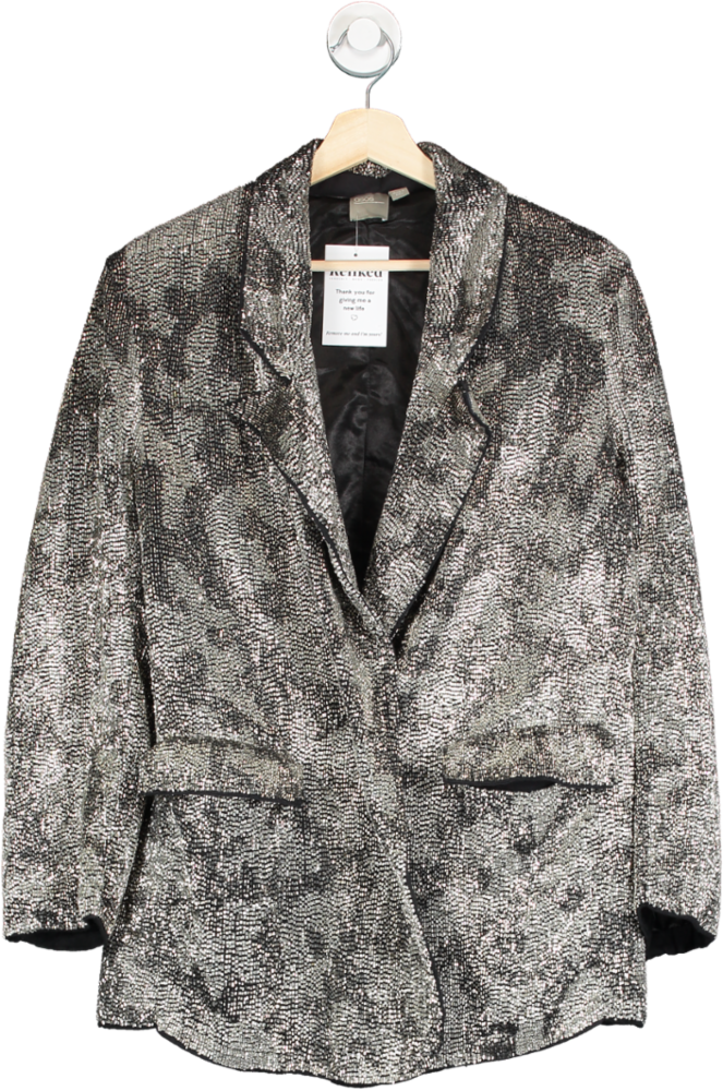 ASOS Metallic Beaded Jacket UK 8