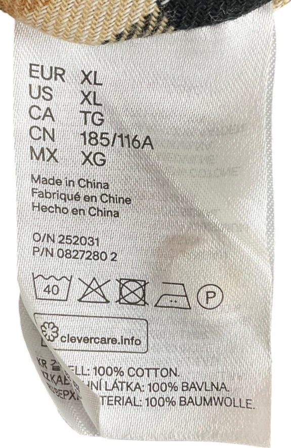 H&M Yellow Shirt Regular Fit UK XL