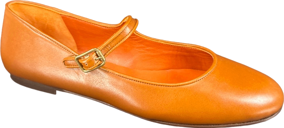 Penelope Chilvers Tan Leather Mary Jane Shoes EU 41 UK 8