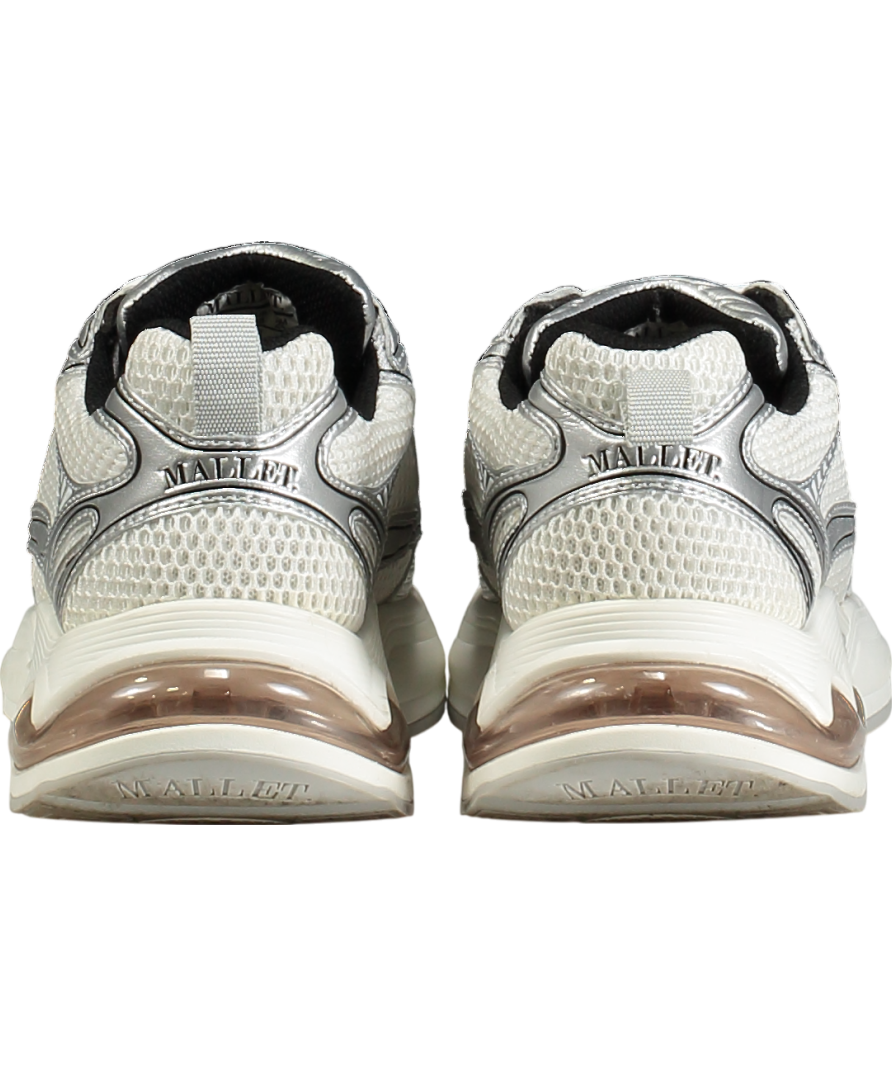 Mallet Metallic Silver Jupiter Sneakers UK 5 EU 38 👠