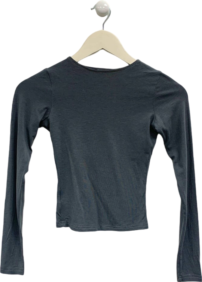 Rendal Grey Long Sleeve Top XS
