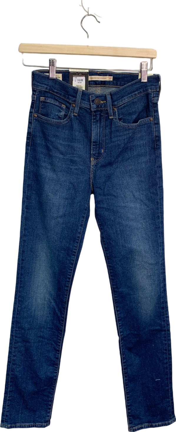 Levi's Blue 724 High-Rise Slim Straight Jeans W27