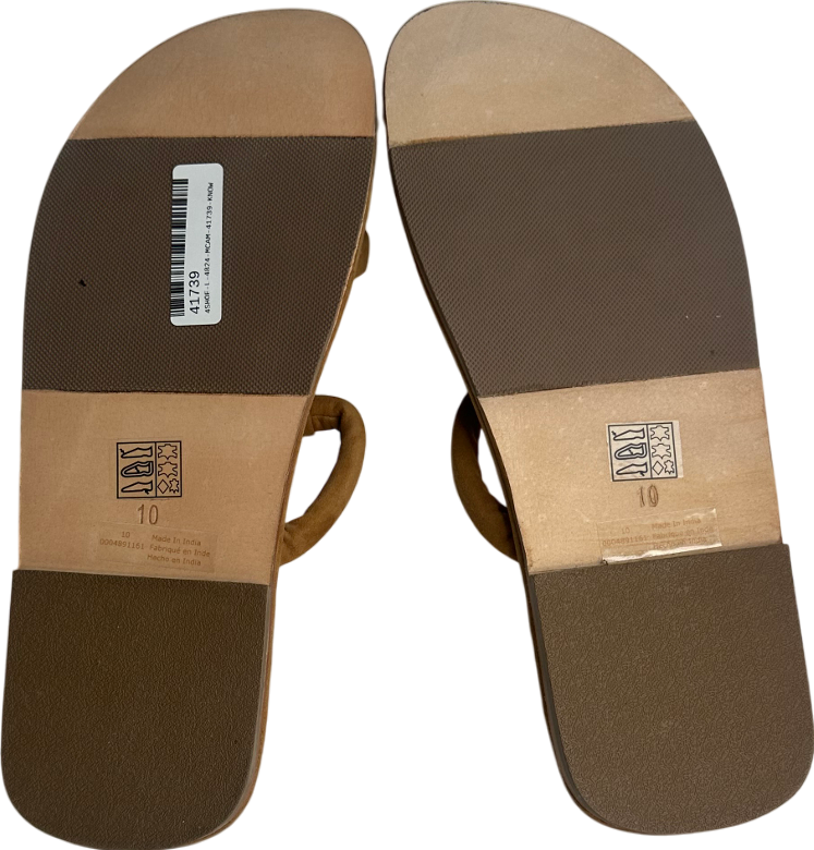 Free People Brown Strappy Sandles  EU 41 UK 8