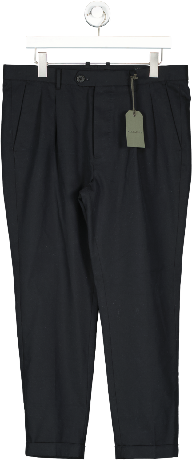 All Saints Black Tallis Trousers W32