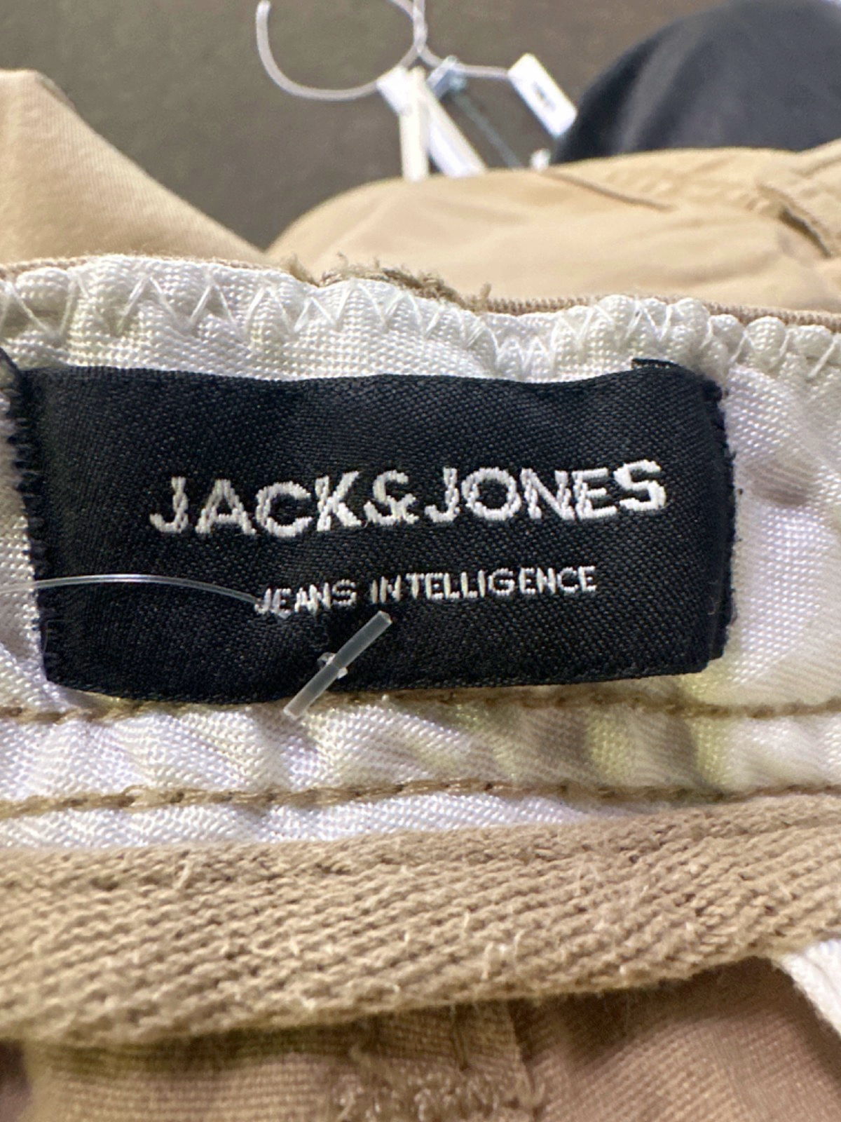 Jack & Jones Beige Cargo Shorts UK L