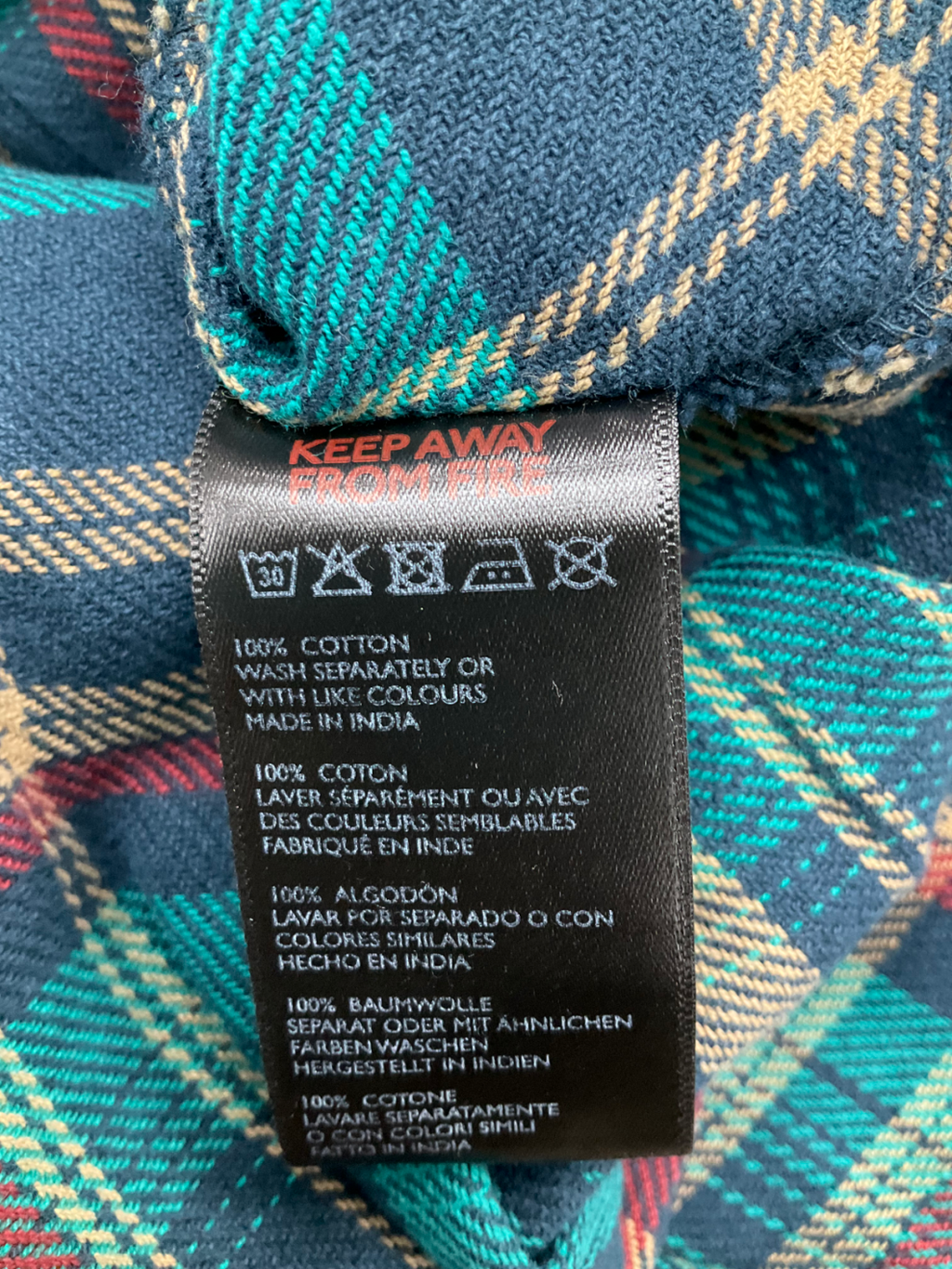 Urban Outfitters Blue Belted Tartan Kilt UK XS