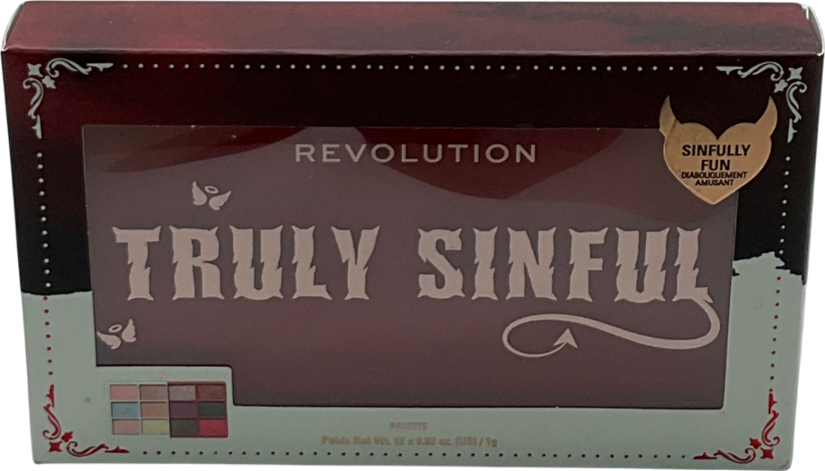 Revolution Truly Sinful Eyeshadow Palette 12x 1g