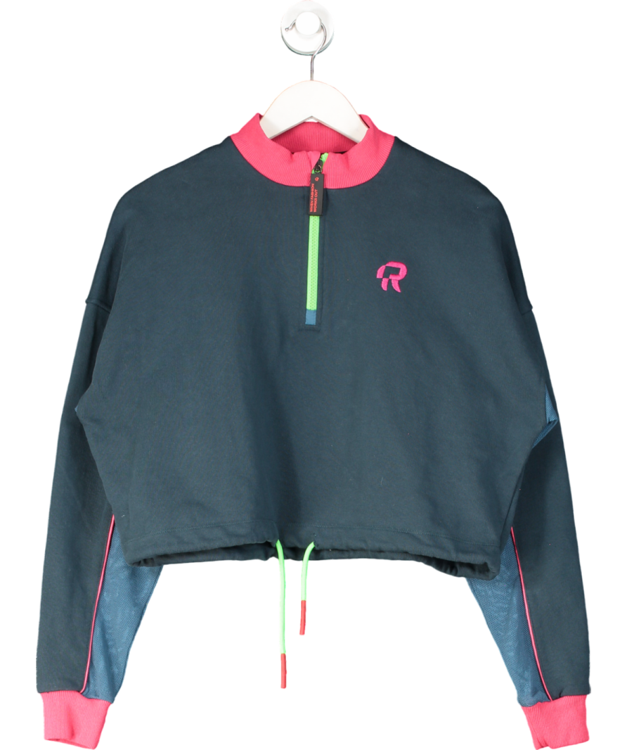 red run Blue Cropped Sweater UK XS