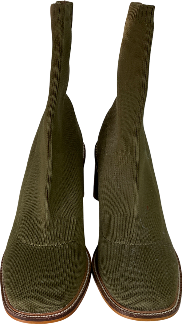 ASOS Green Dolce Vita Alaya Knit Booties UK 7 EU 40 👠