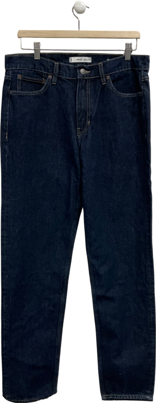 MANGO Blue Bob Regularly Fit Jeans W32