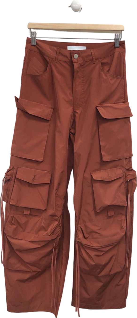 Leem Rust Cargo Trousers UK S