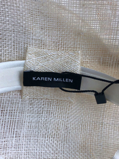 Karen Millen Ivory Fascinator One Size