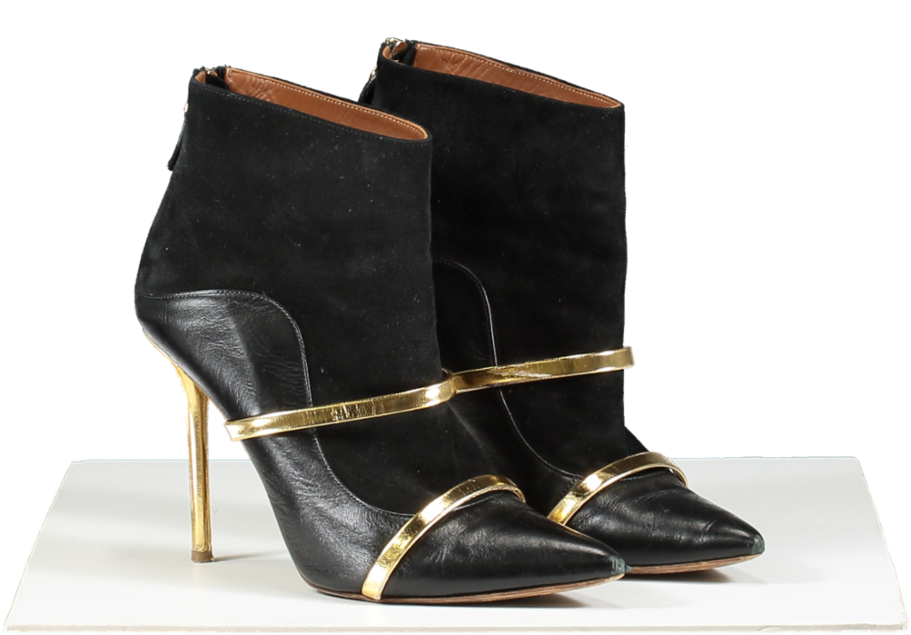 Malone Souliers Black Maureen Ankle Boots UK 5 EU 38 👠