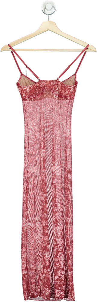 Only Hearts Red Helena Stuart Dress UK XS