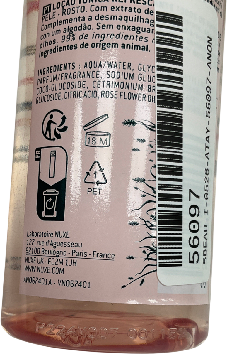 Nuxe Rose Refreshing Tonic Lotion 200ml