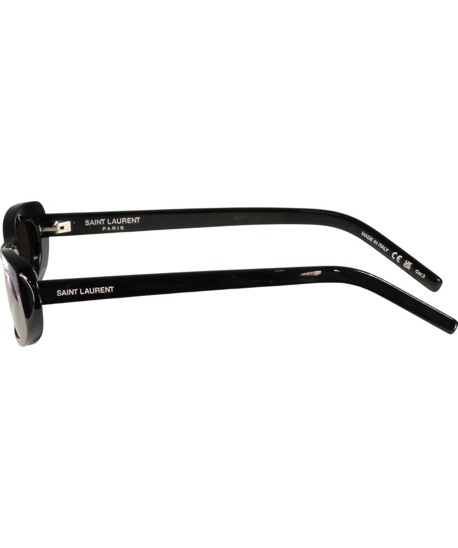 Saint Laurent Black Sl 557 Sunglasses In Case -  As Seen On Hailey Bieber & Usher One Size