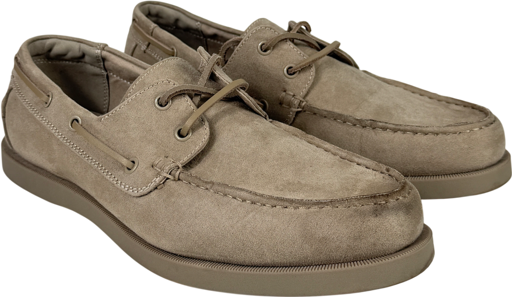 H&M Beige Deck Shoes UK 10 EU 44 👞