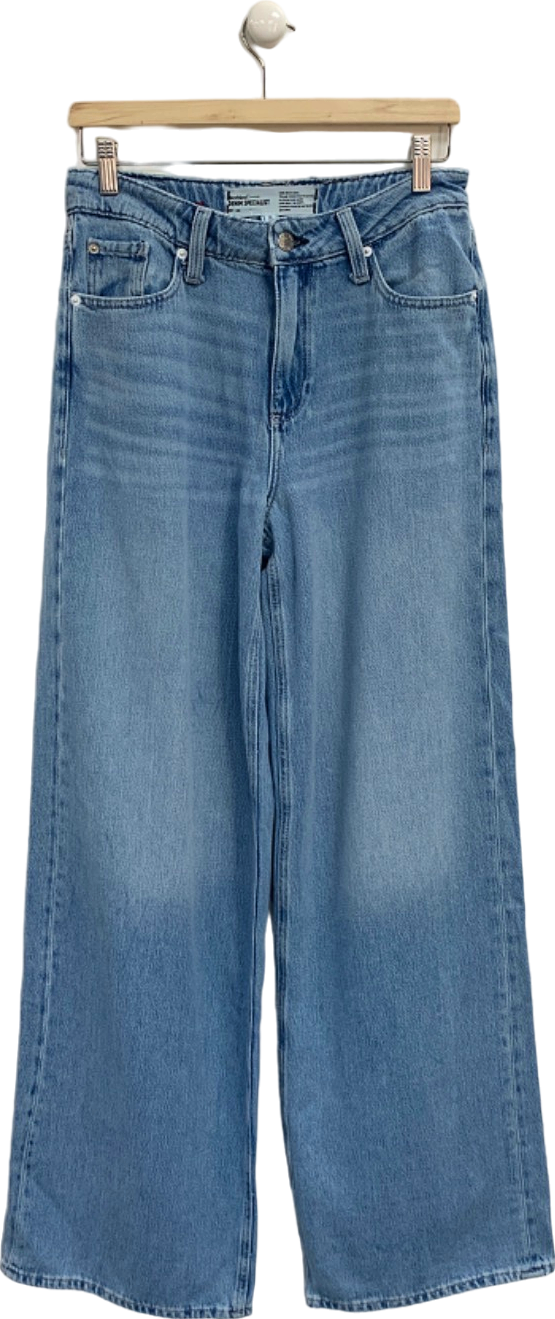 River Island Blue Wide Leg Jeans UK 10