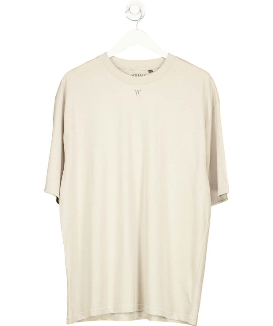 William Scott Beige Oversize Golf T-shirt UK L
