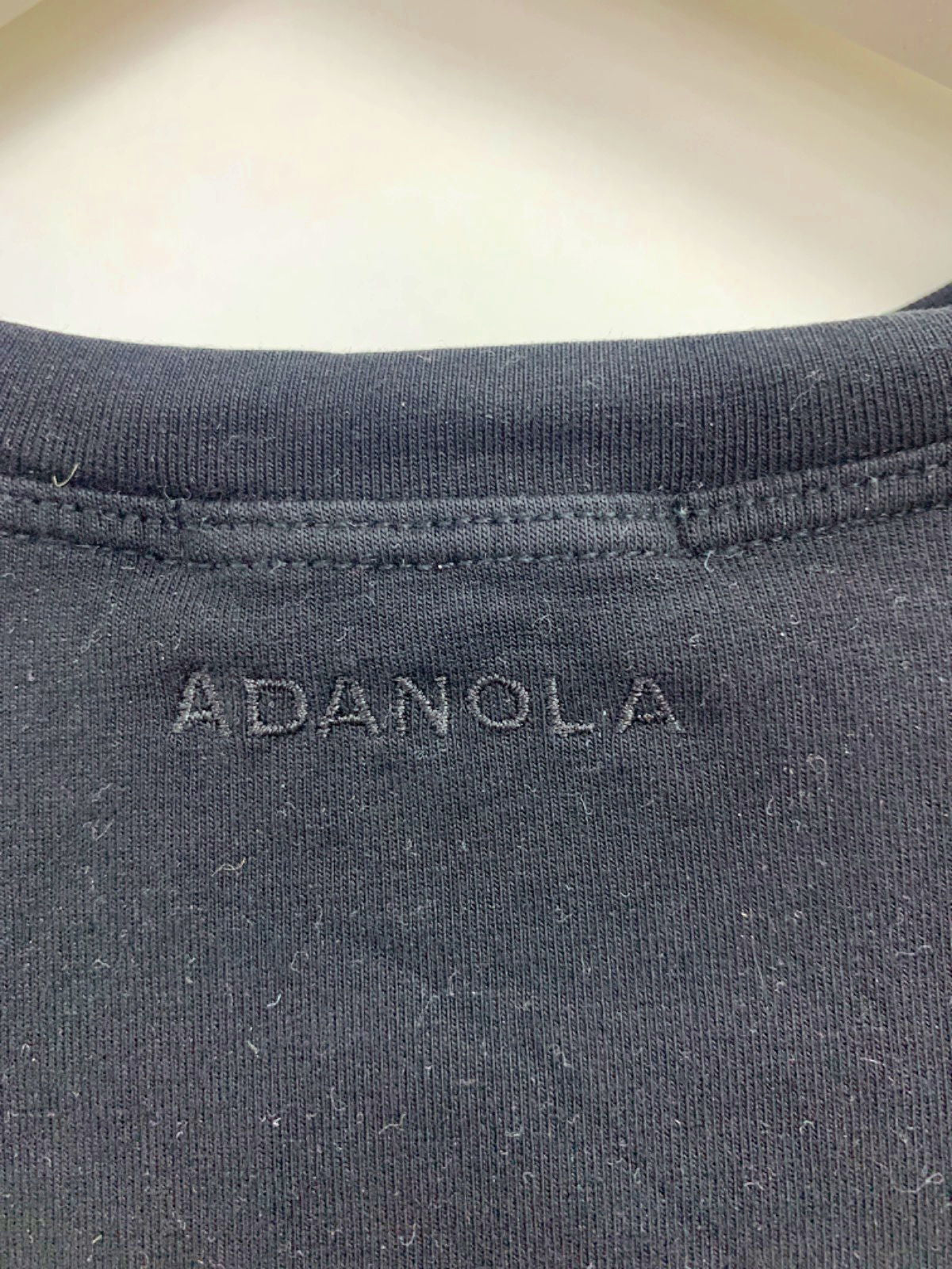 Adanola Black Long Sleeve Top UK S