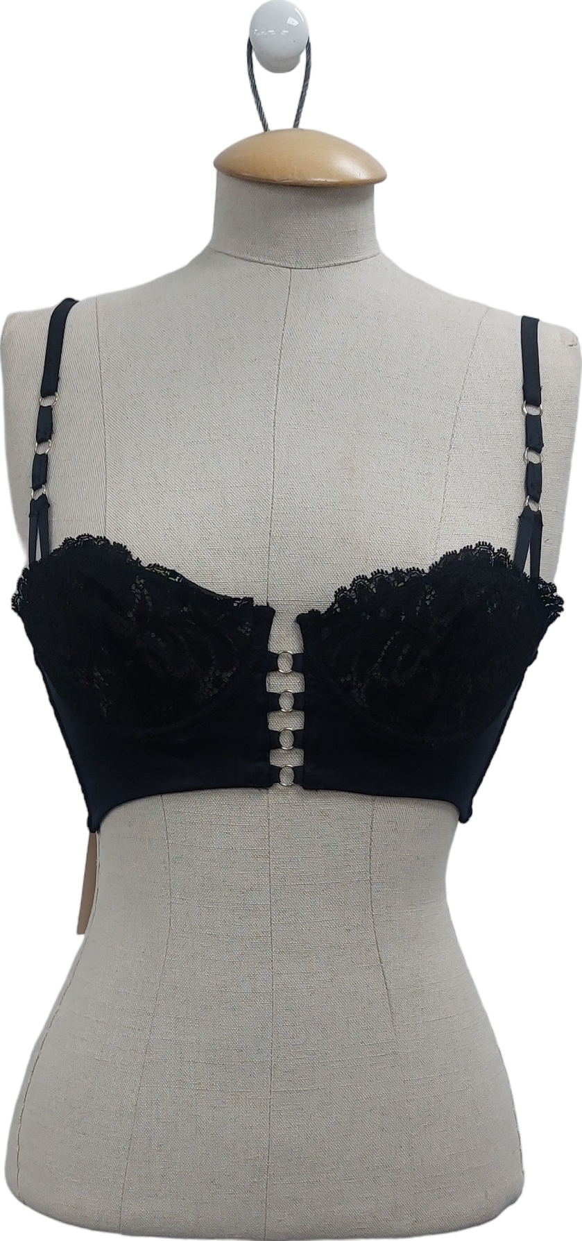 Livy Black Mabourg Wire Bra UK 32C