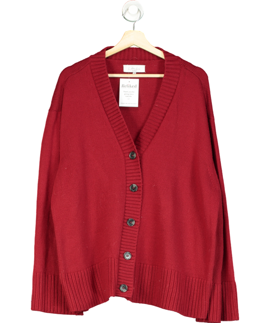 L'academie Red Nalo Cardigan UK M