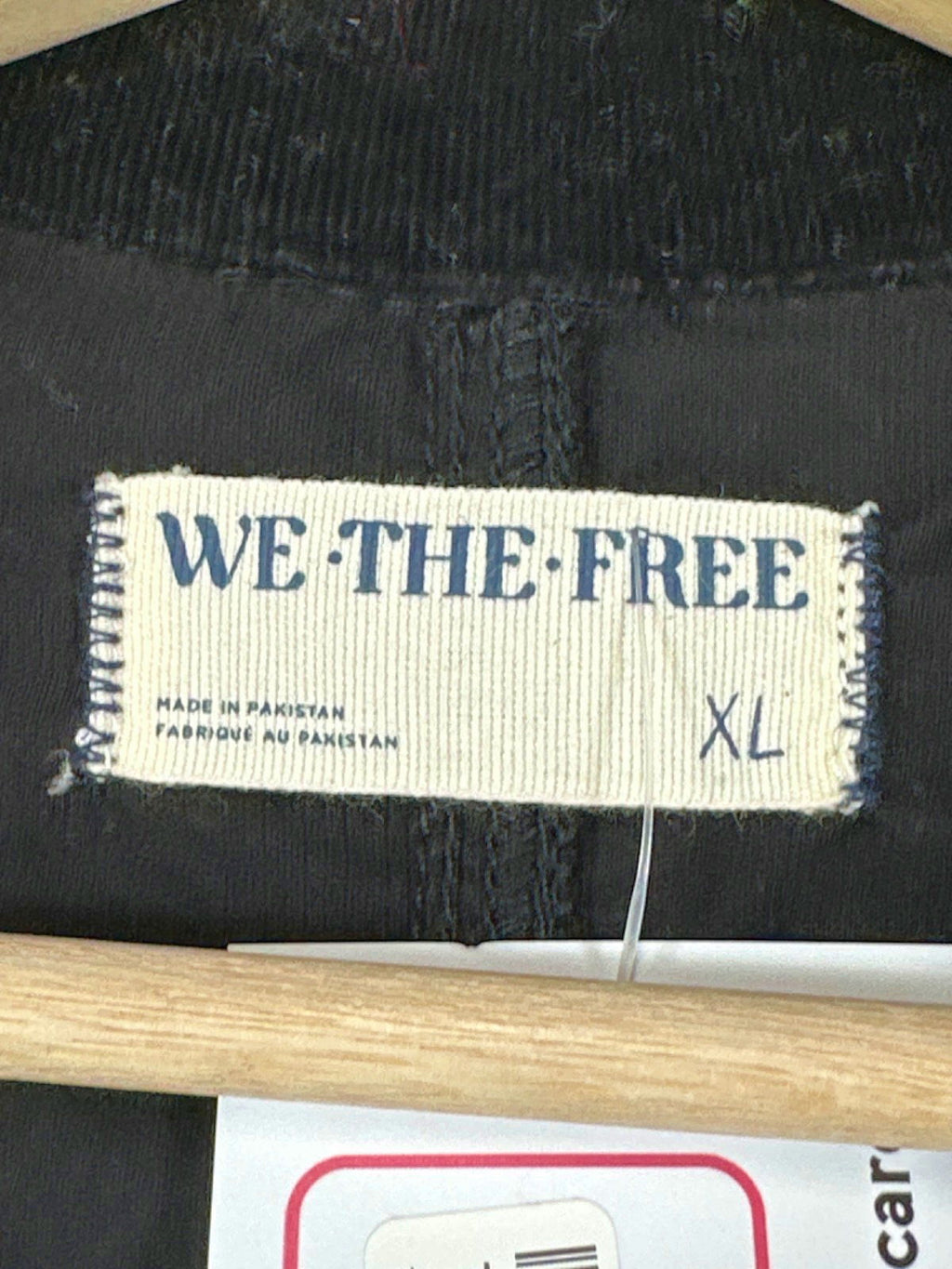 Free People Black Corduroy Jumpsuit UK XL