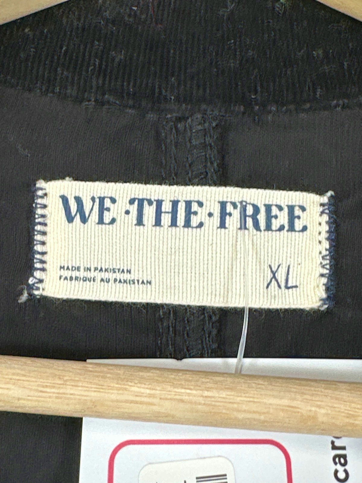 Free People Black Corduroy Jumpsuit UK XL