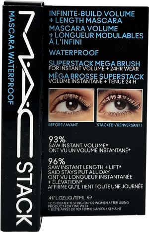 MAC Macstack Waterproof Mascara Black 12ml