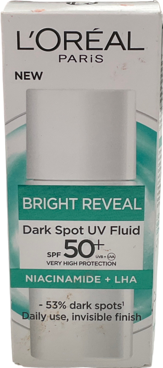 loreal Bright Reveal Dark Spot Uv Fluid Spf 50+ With Niacinamide 50ml