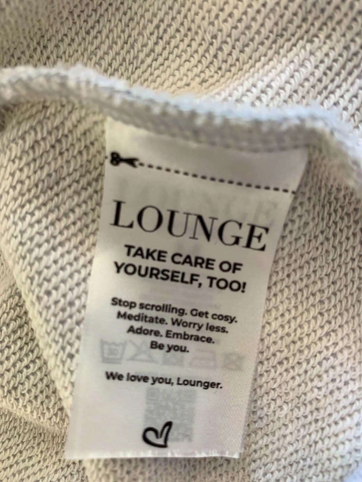 Lounge Apparel Grey Jogger Bottoms M