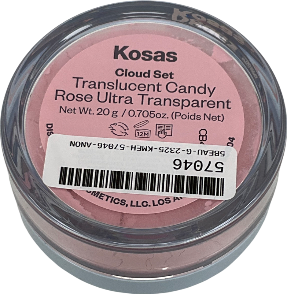 Kosas Cloud Set Translucent Loose Setting & Blurring Powder - Translucent Candy Rose Ultra 20g